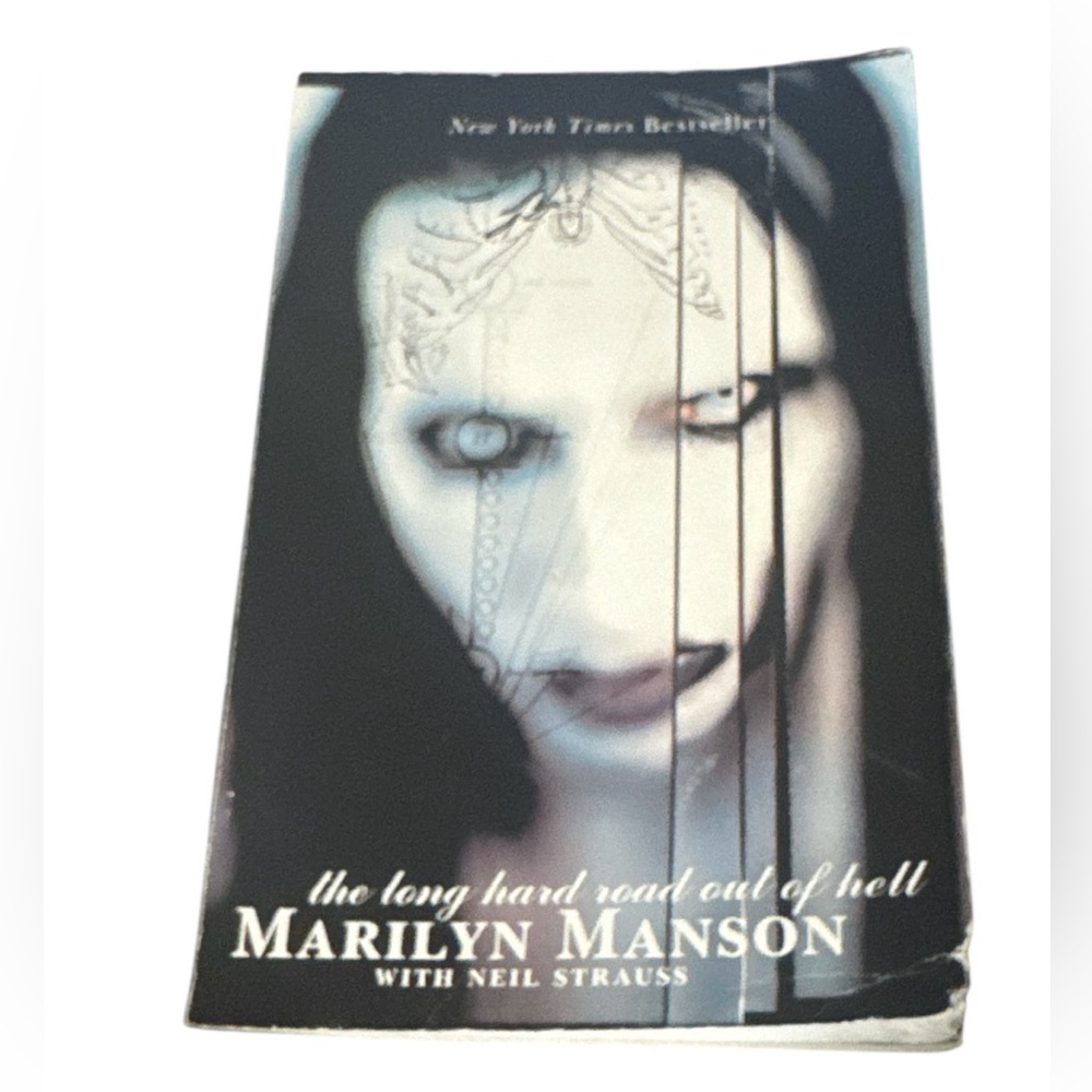 The Long Hard Road Out of Hell, Autobiography Marilyn Manson Paperback Book